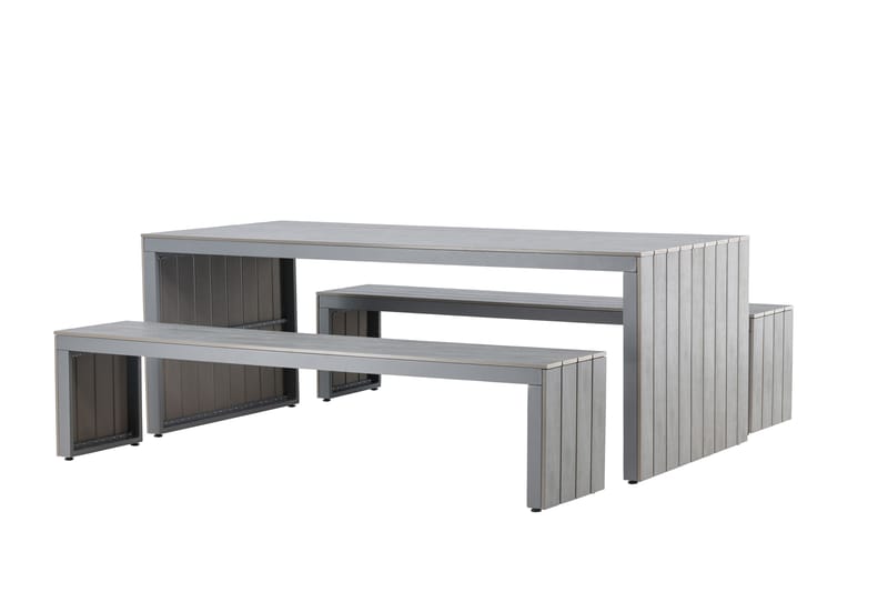 San Juan Piknikbord 6-seter - Grå - Hagemøbler - Hagebord - Piknikbord