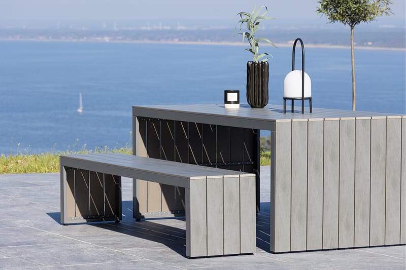 San Juan Piknikbord 6-seter - Grå - Hagemøbler - Hagebord - Piknikbord