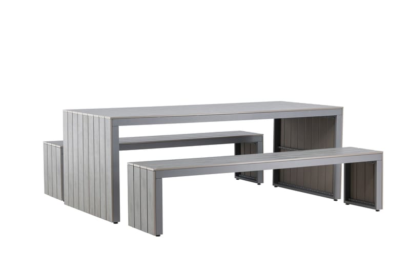 San Juan Piknikbord 6-seter - Grå - Hagemøbler - Hagebord - Piknikbord