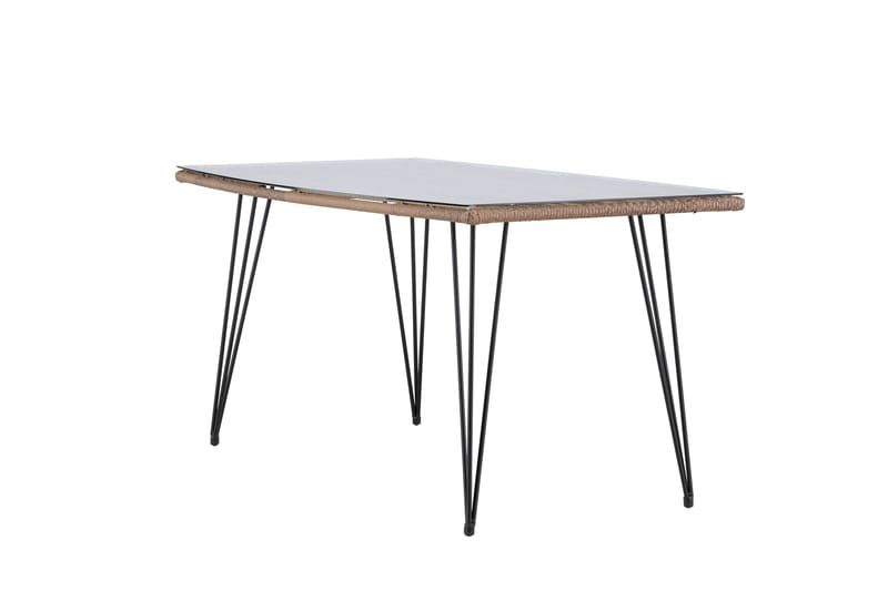 Viga Spisebord 90x160 cm Brun - Hagemøbler - Hagebord - Spisebord ute