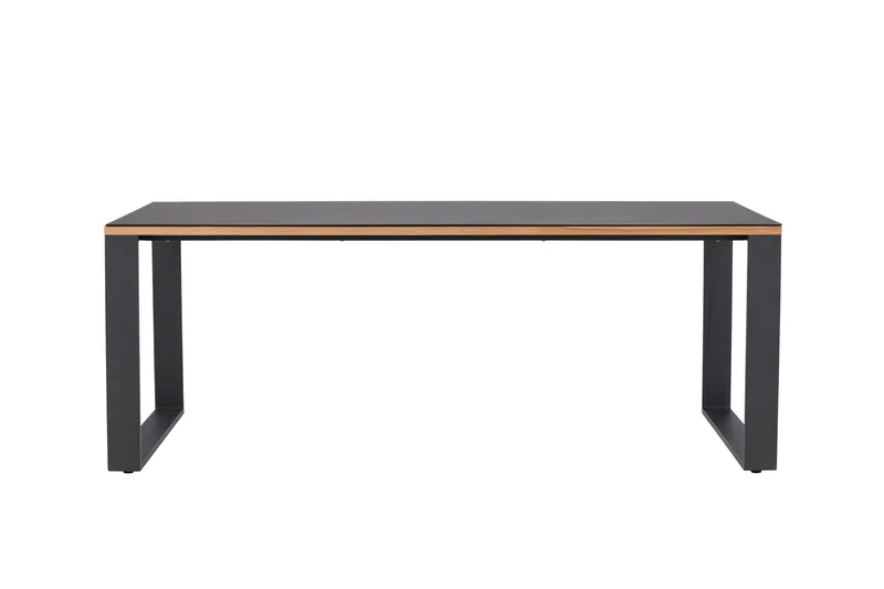 Aspvik Spisebord 100x200 cm Svart, Venture Home