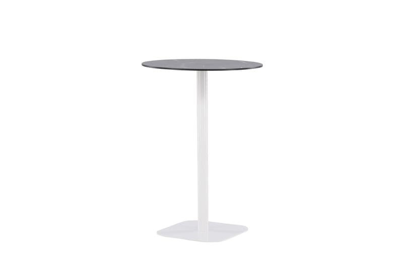 Milano Barbord 4-seter Rund - Hvit - Hagemøbler - Hagebord - Barbord