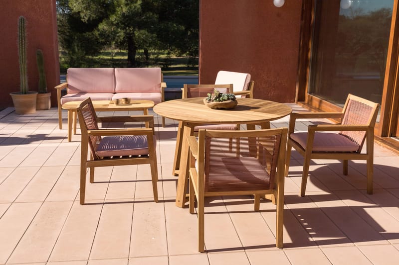 Agate Utebord Rund Ø 120 cm - Tre - Hagemøbler - Hagebord - Spisebord ute