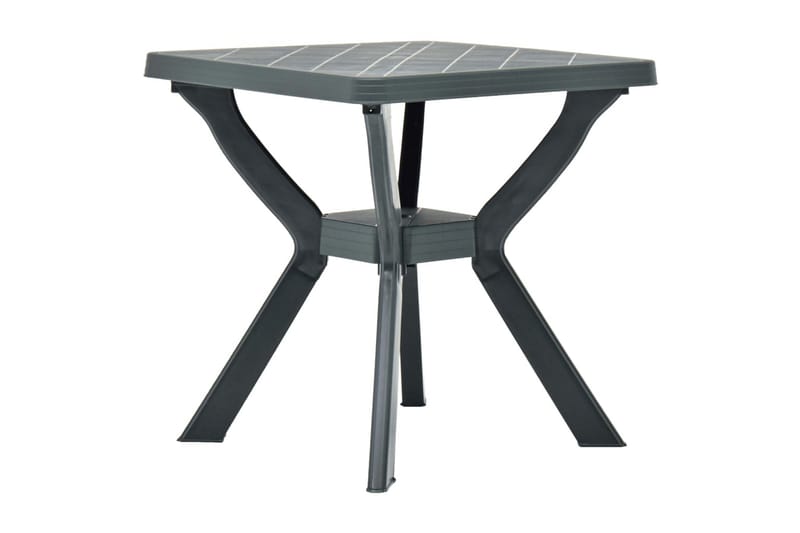 Bistrobord grønn 70x70x72 cm plast - Hagemøbler - Hagebord - Avlastningsbord & brettbord