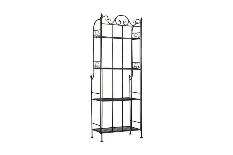 Carpinone Hagehylle 61x31 cm - Svart - Hagemøbler - Hagebord - Avlastningsbord & brettbord