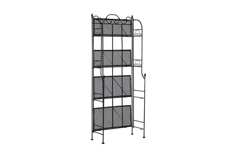 Carpinone Hagehylle 61x31 cm - Svart - Hagemøbler - Hagebord - Avlastningsbord & brettbord