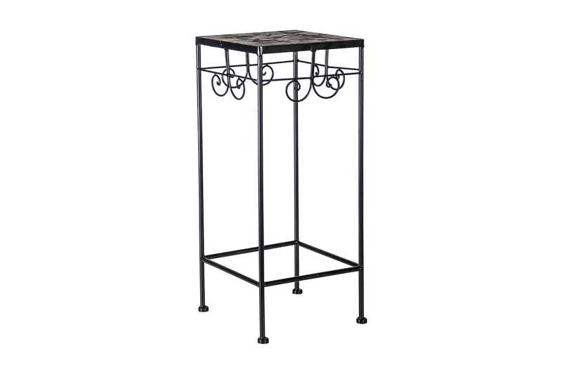 Mosaic Blomsterpiedestal - Svart - Hagemøbler - Hagebord - Avlastningsbord & brettbord