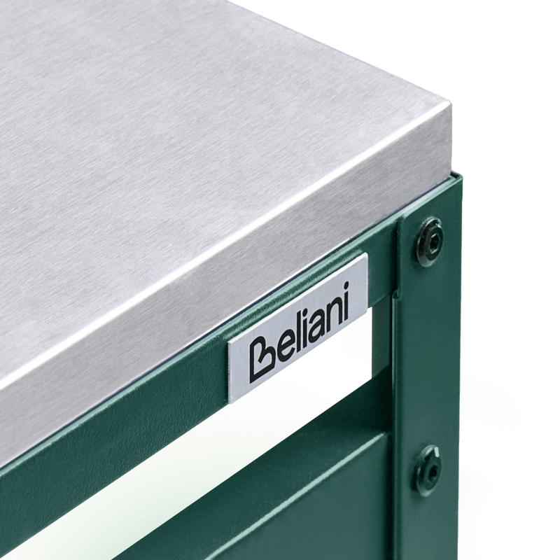 Barbord for utendørsbruk Maenza 120 cm - grønn/svart - Hagemøbler - Hagebord - Barbord