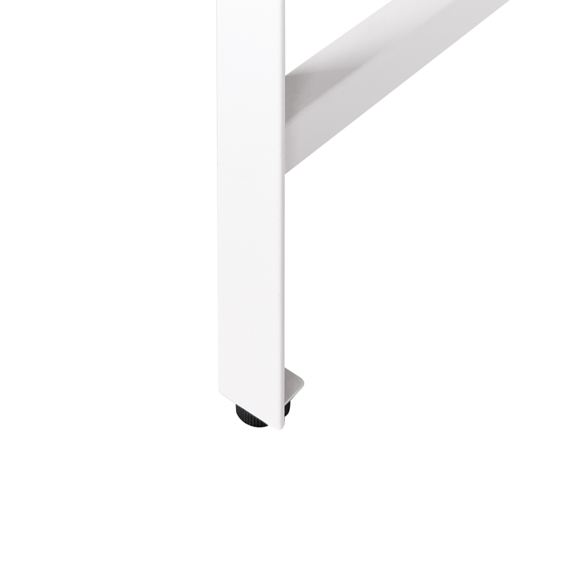 Barbord for utendørsbruk Maenza 120 cm - hvit/svart - Hagemøbler - Hagebord - Barbord