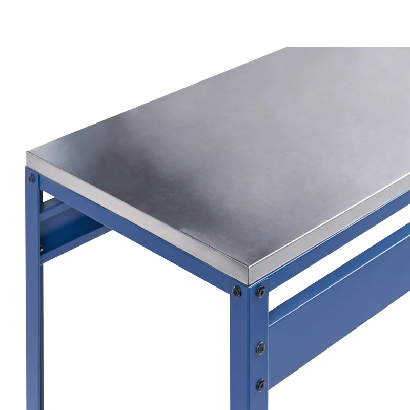 Barbord for utendørsbruk Maenza 120 cm Stål - blå/sølv - Hagemøbler - Hagebord - Barbord