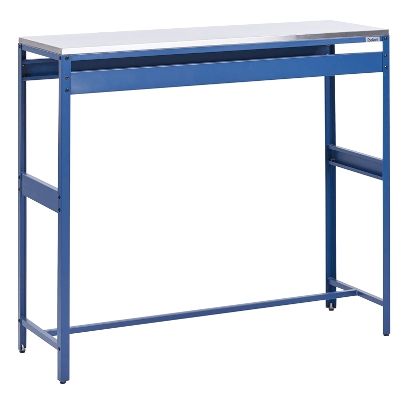 Barbord for utendørsbruk Maenza 120 cm Stål, blå/sølv