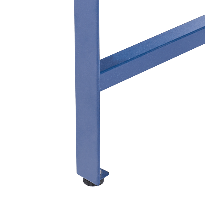 Barbord for utendørsbruk Maenza 120 cm Stål - blå/sølv - Hagemøbler - Hagebord - Barbord