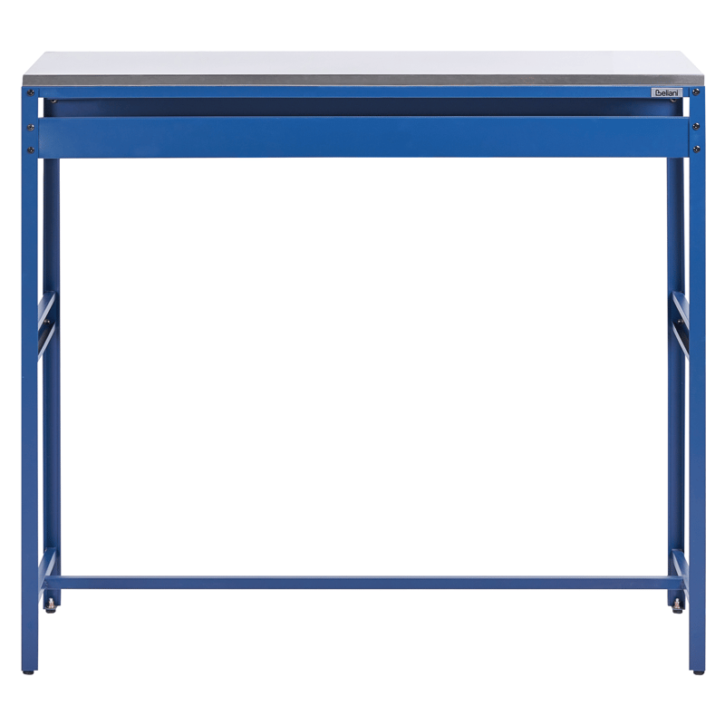 Barbord for utendørsbruk Maenza 120 cm Stål - blå/sølv - Hagemøbler - Hagebord - Barbord