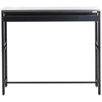 Barbord for utendørsbruk Maenza Stål - svart/sølv - Hagemøbler - Hagebord - Barbord