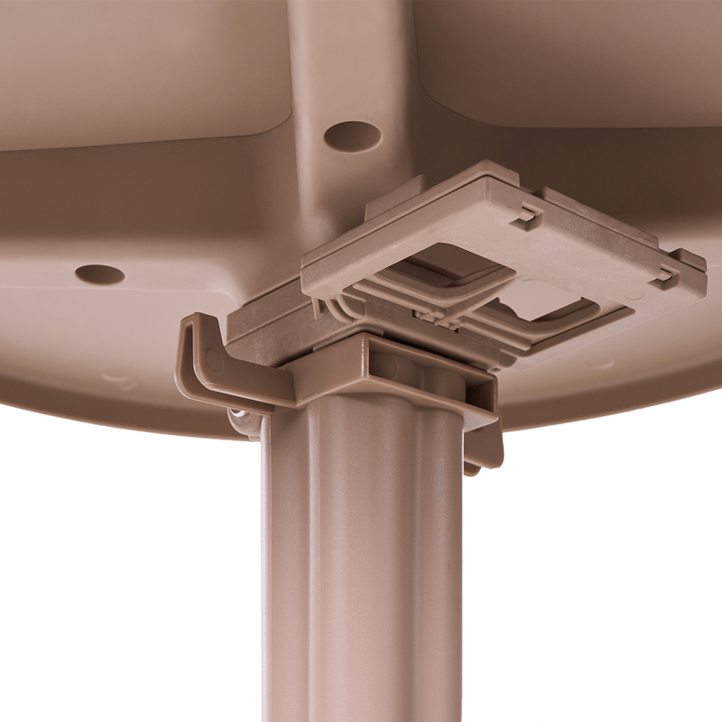 Barbord utendørs Legrena 60 cm - beige - Hagemøbler - Hagebord - Barbord