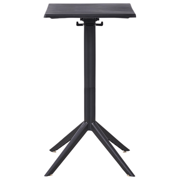 Barbord utendørs Lemnos 60 cm - svart - Hagemøbler - Hagebord - Barbord