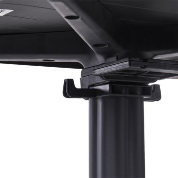 Barbord utendørs Lemnos 60 cm - svart - Hagemøbler - Hagebord - Barbord