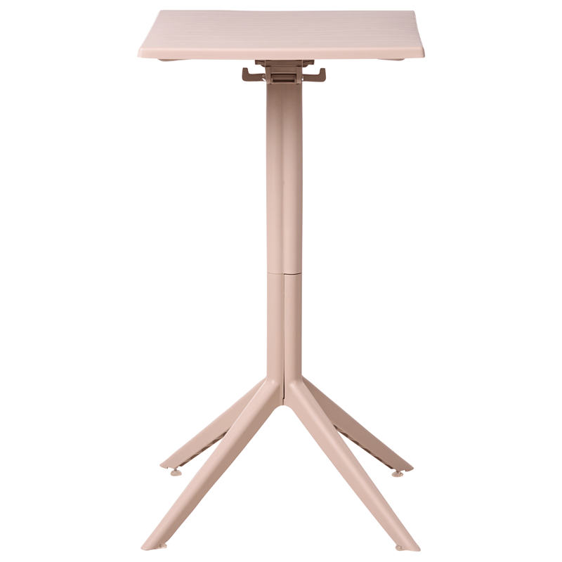 Barbord utendørs Lemnos 60x60 cm - beige - Hagemøbler - Hagebord - Barbord