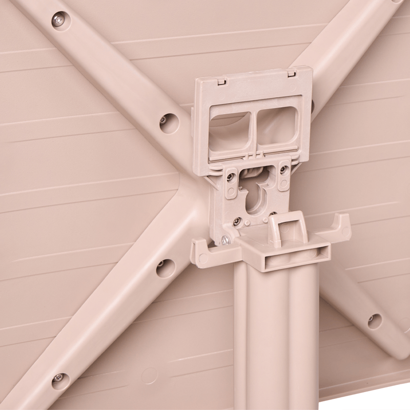 Barbord utendørs Lemnos 60x60 cm - beige - Hagemøbler - Hagebord - Barbord