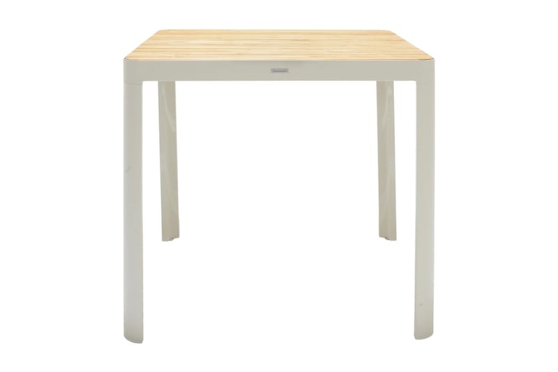 Portals Barbord 95 cm - Hvit/Tre - Hagemøbler - Hagebord - Barbord