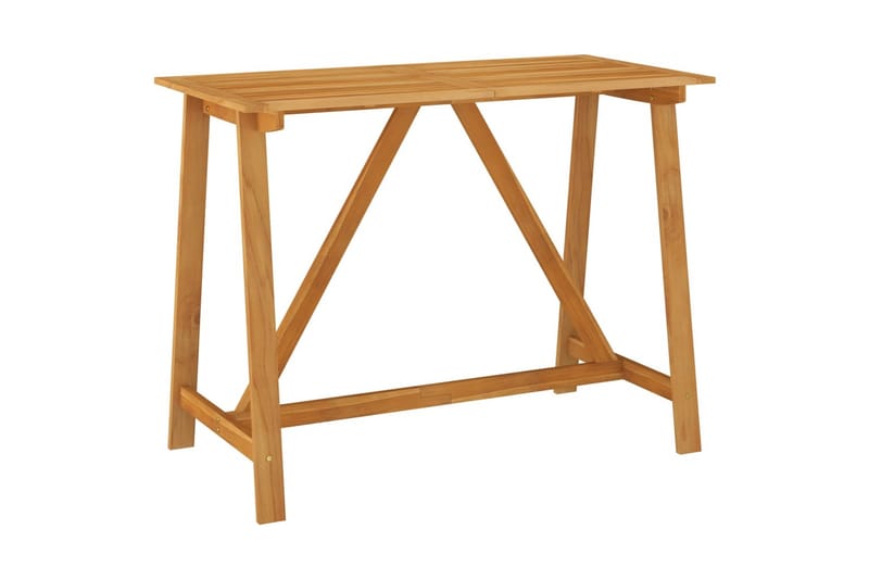 Utendørs barbord 140x70x104 cm heltre akasie - Brun - Hagemøbler - Hagebord - Barbord