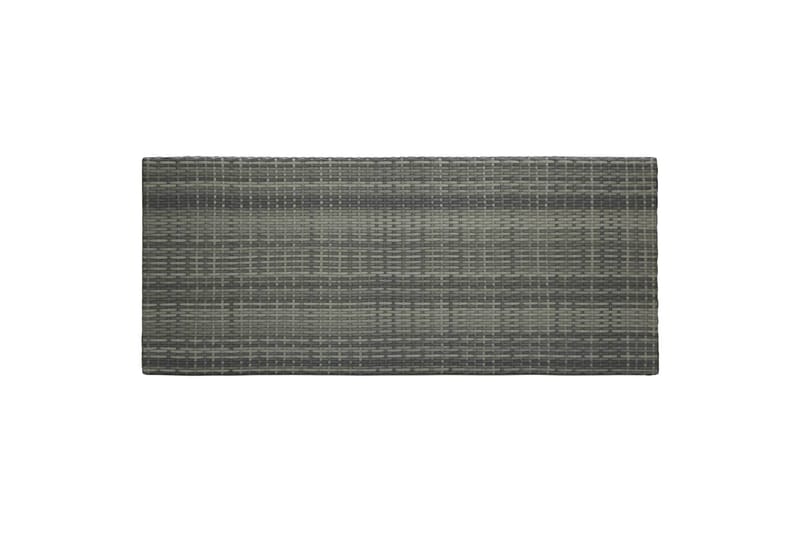 Utendørs barbord grå 140,5x60,5x110,5 cm polyrotting - Grå - Hagemøbler - Hagebord - Barbord