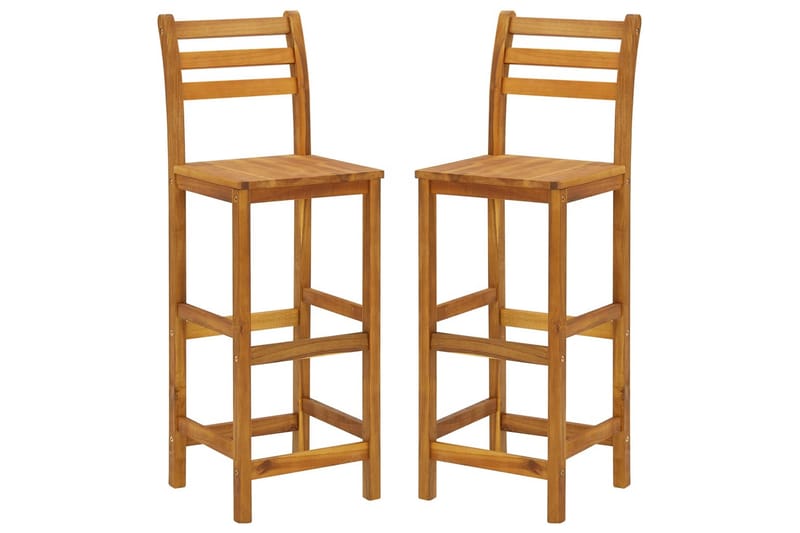 beBasic Hagebarsett 3 deler heltre akasie - Brun - Hagemøbler - Hagebord - Barbord