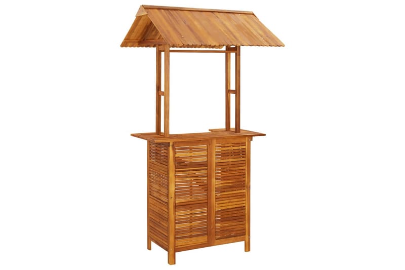 beBasic Hagebarsett 3 deler heltre akasie - Brun - Hagemøbler - Hagebord - Barbord