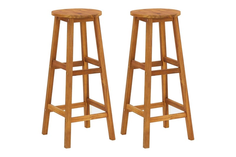 beBasic Hagebarsett 3 deler heltre akasie - Brun - Hagemøbler - Hagebord - Barbord