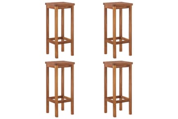beBasic Hagebarsett 5 deler heltre akasie - Brun - Hagemøbler - Hagebord - Barbord