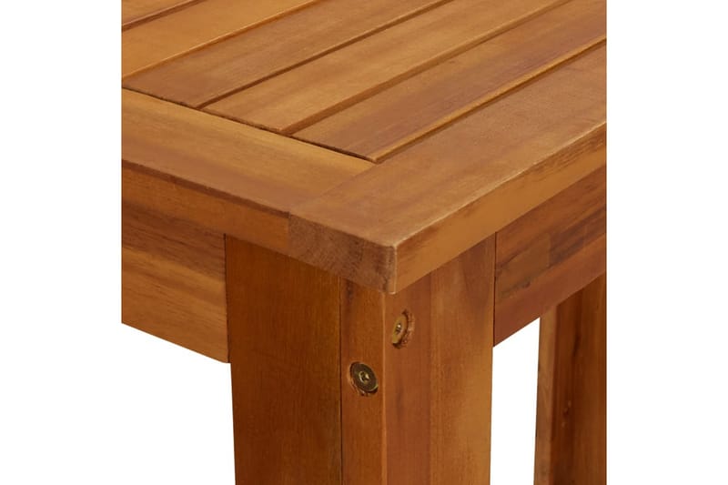 beBasic Hagebarsett 7 deler heltre akasie - Brun - Hagemøbler - Hagebord - Barbord