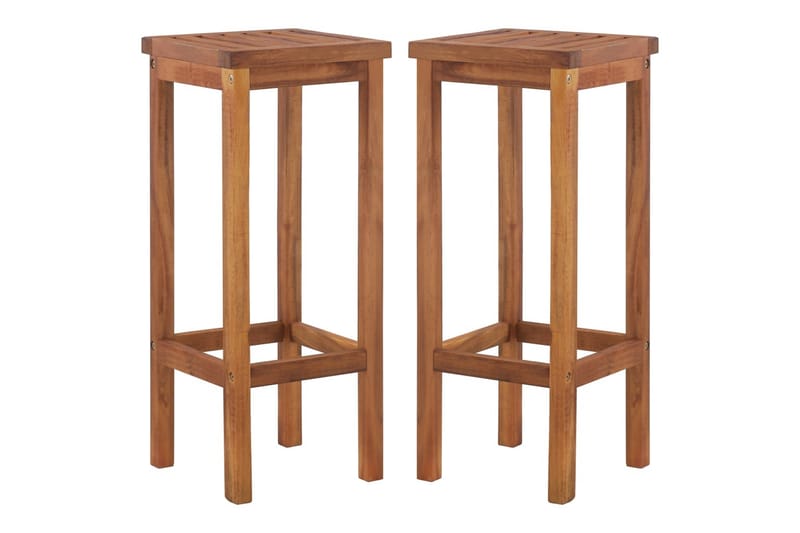 beBasic Hagebarsett 7 deler heltre akasie - Brun - Hagemøbler - Hagebord - Barbord