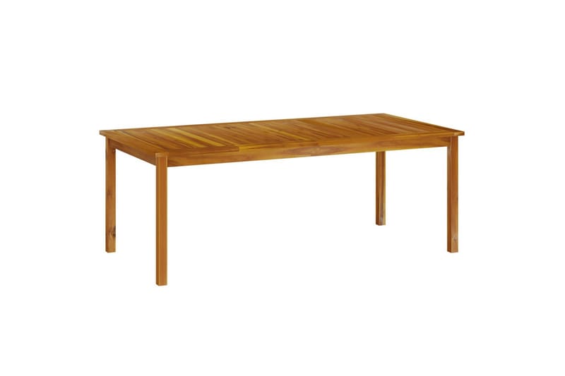 beBasic Hagebord 200x100x74 cm heltre akasie - Brun - Hagemøbler - Hagebord - Spisebord ute