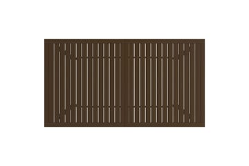 beBasic Hagebord brun 140x80x72 cm stål - Brun - Hagemøbler - Hagebord - Spisebord ute