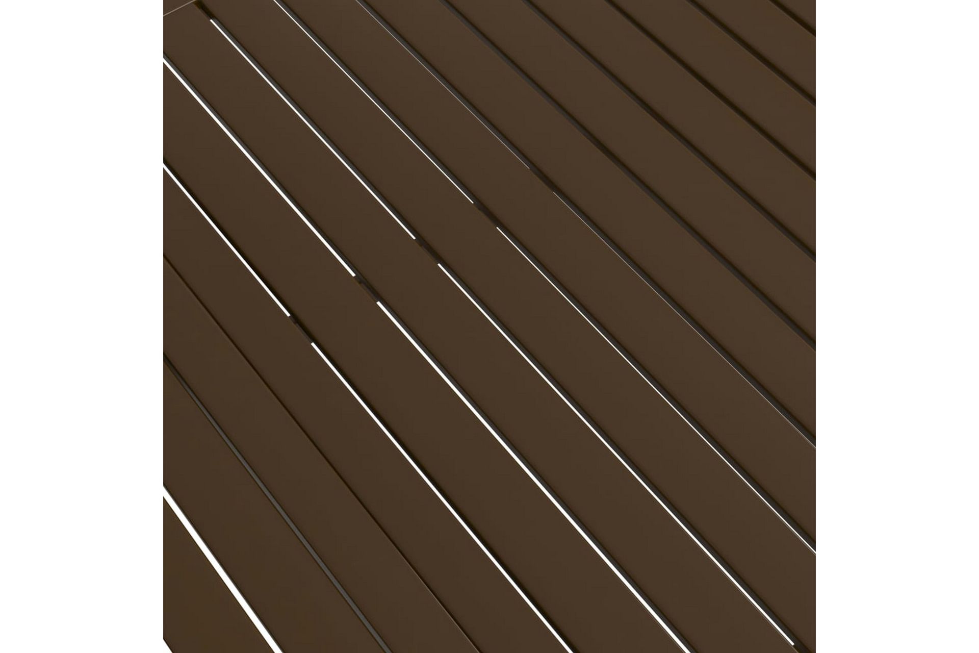 beBasic Hagebord brun 140x80x72 cm stål - Brun - Hagemøbler - Hagebord - Spisebord ute