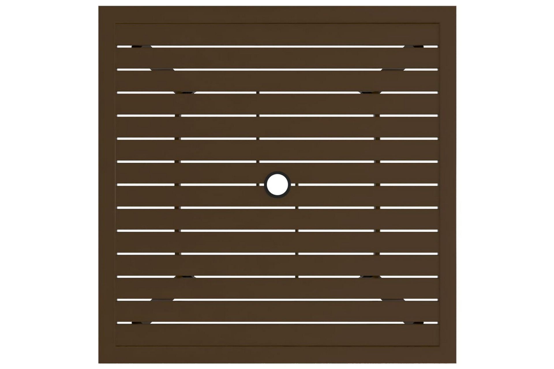 beBasic Hagebord brun 81,5x81,5x72 cm stål - Brun - Hagemøbler - Hagebord - Spisebord ute