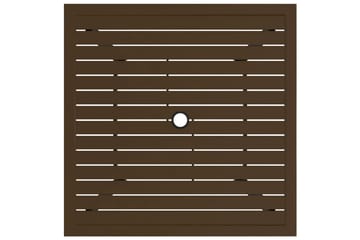 beBasic Hagebord brun 81,5x81,5x72 cm stål - Brun - Hagemøbler - Hagebord - Spisebord ute