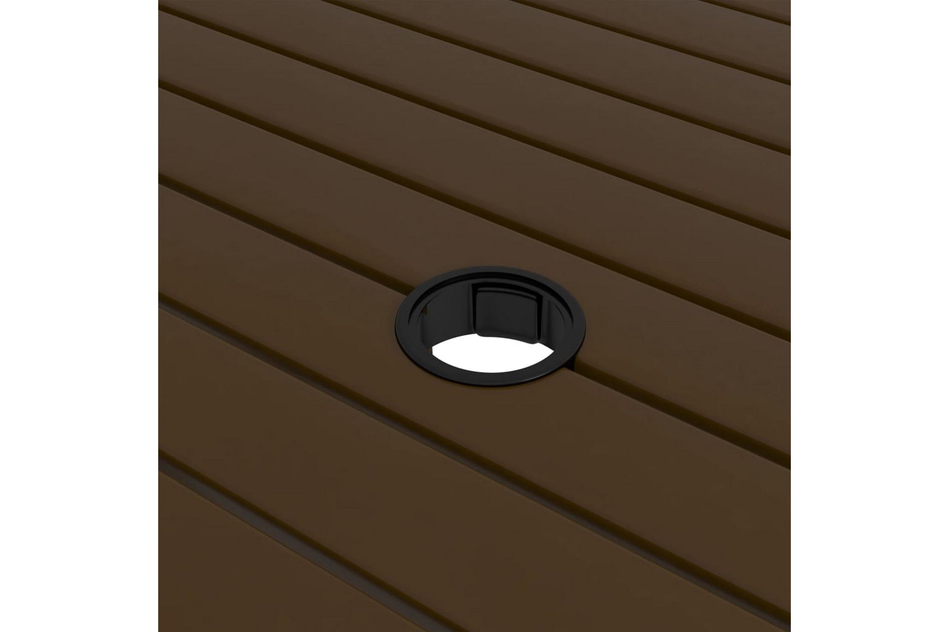 beBasic Hagebord brun 81,5x81,5x72 cm stål - Brun - Hagemøbler - Hagebord - Spisebord ute