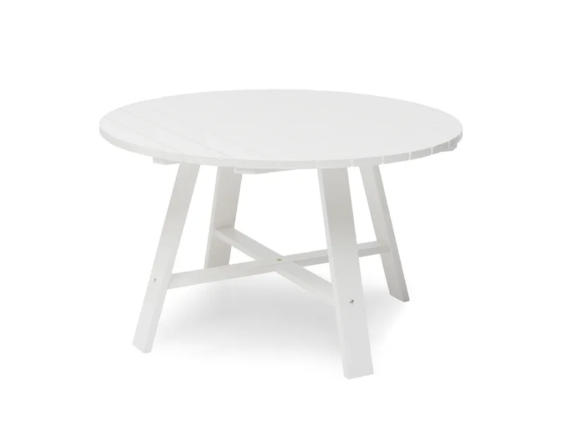 Bord Ø120 cm Hillerstorp Läckö, Hvit