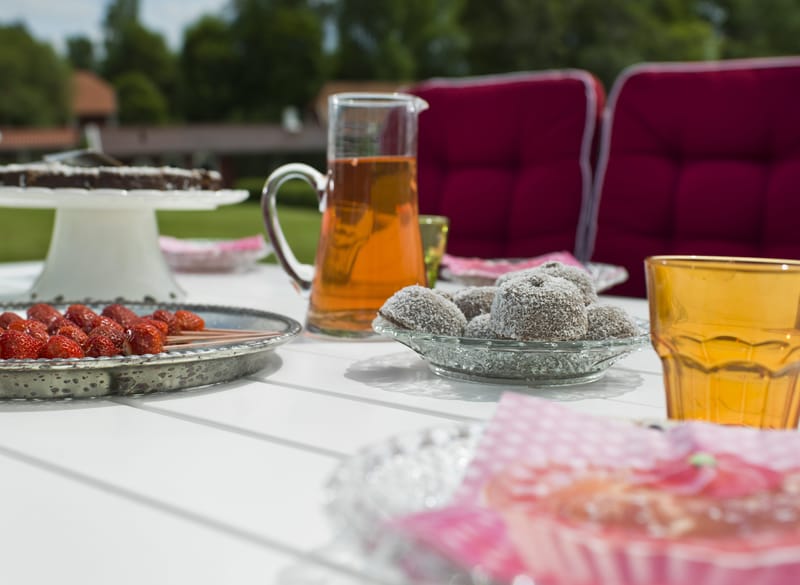 Bord Hillerstorp Herrgård 90 x 165 cm - Hvit - Hagemøbler - Hagebord - Spisebord ute