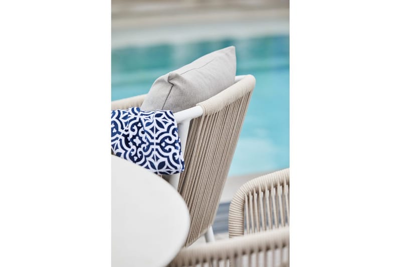 Bord Hillerstorp Oxhult Ø145 cm Hvit - Hvit - Hagemøbler - Hagebord - Spisebord ute