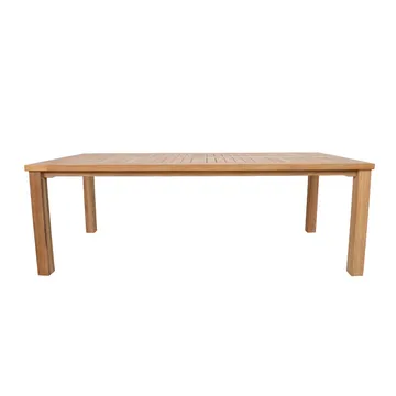 Bord HOME4YOU Bali 220x100x75 cm teak - Brun - Hagemøbler - Hagebord - Spisebord ute