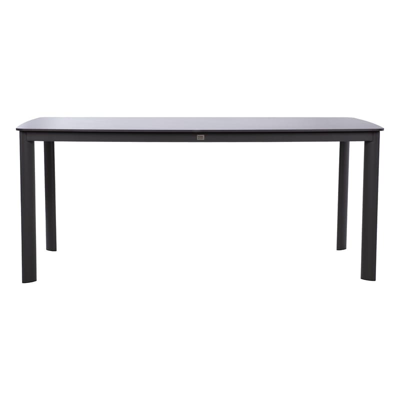 Bord HOME4YOU Beida 180x90x75 cm svart - Svart - Hagemøbler - Hagebord - Spisebord ute