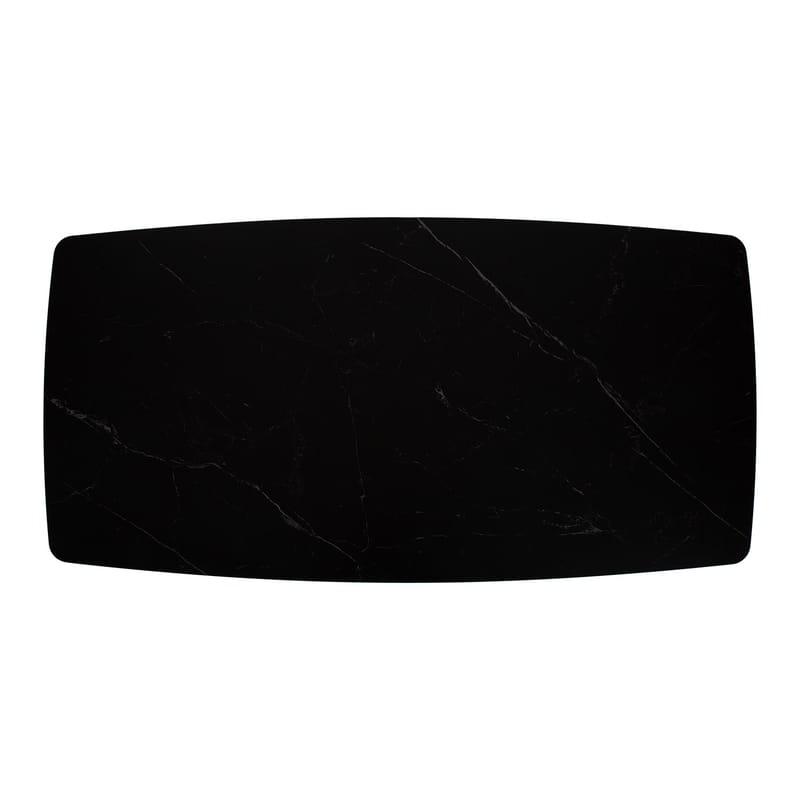 Bord HOME4YOU Beida 180x90x75 cm svart - Svart - Hagemøbler - Hagebord - Spisebord ute