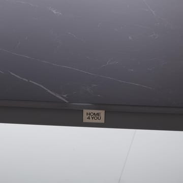 Bord HOME4YOU Beida 180x90x75 cm svart - Svart - Hagemøbler - Hagebord - Spisebord ute