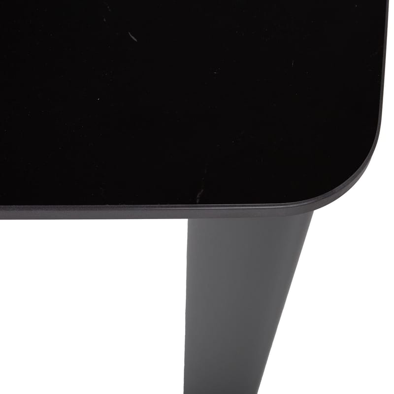 Bord HOME4YOU Beida 180x90x75 cm svart - Svart - Hagemøbler - Hagebord - Spisebord ute