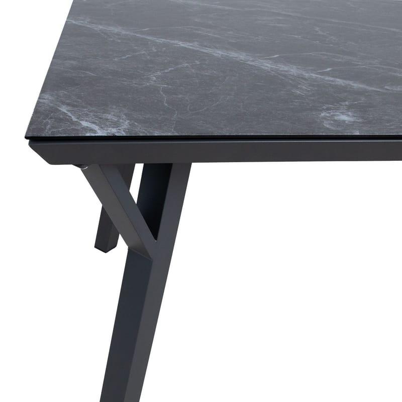 Bord HOME4YOU Casper 160x90H73 cm Grå - Grå - Hagemøbler - Hagebord - Spisebord ute