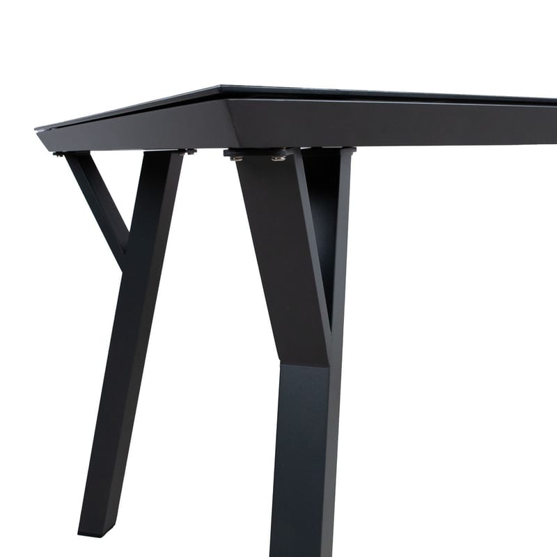 Bord HOME4YOU Casper 160x90H73 cm Grå - Grå - Hagemøbler - Hagebord - Spisebord ute