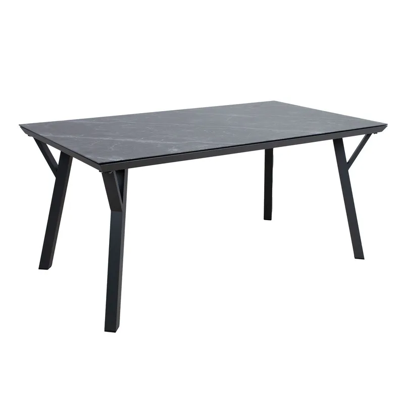 Bord HOME4YOU Casper 160x90H73 cm Grå, Grå