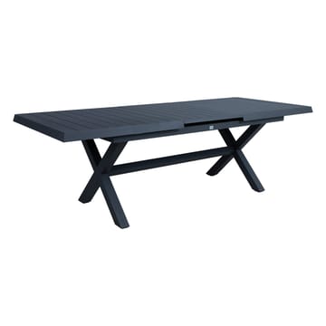 Bord HOME4YOU Columbus 183/243x100x76 Mørkegrå - Mørkegrå - Hagemøbler - Hagebord - Spisebord ute